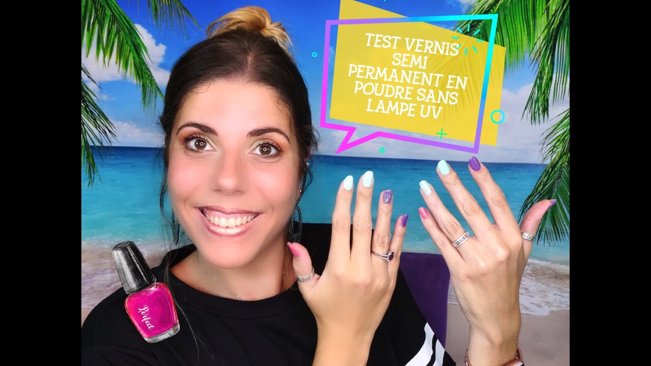TEST VERNIS EN POUDRE SANS LAMPE UV !