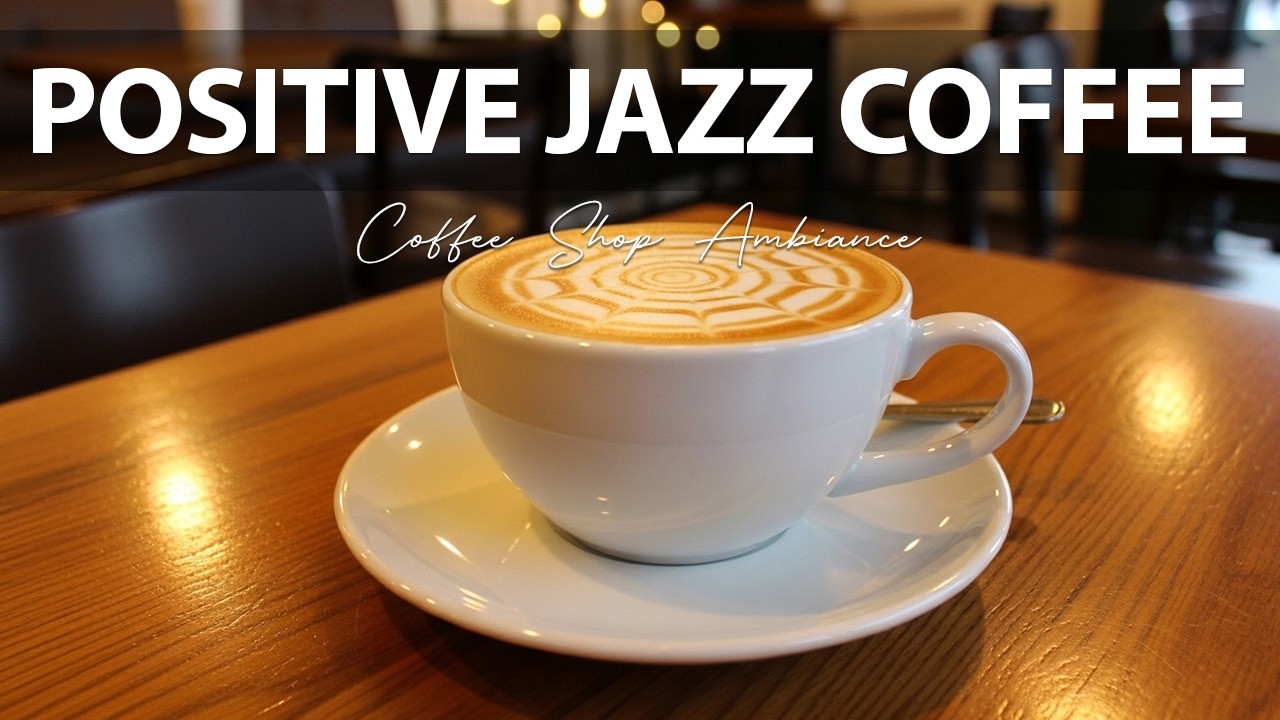 Positive Jazz Coffee 🎶 Coffee Shop Ambiance Bossa Nova Instrumental for Positive Morning & Focus
