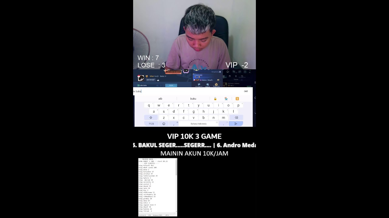 🔴LIVE MABAR ML apakah sampai buka - mabar vip whith PRIME ELRIPTO #mobilelegends #mlbb #shorts