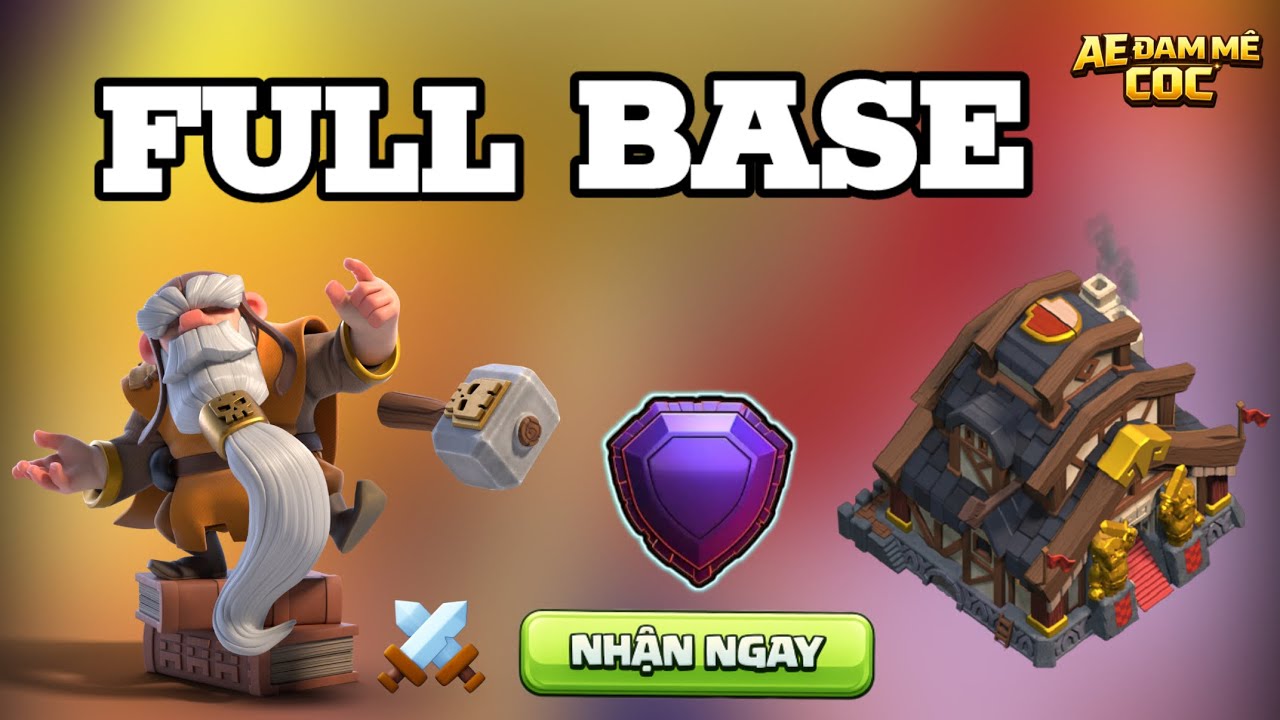 Base Thủ Kinh Đô Hội Rank Huyền Thoại #clashofclans #aedammecoc #coc 