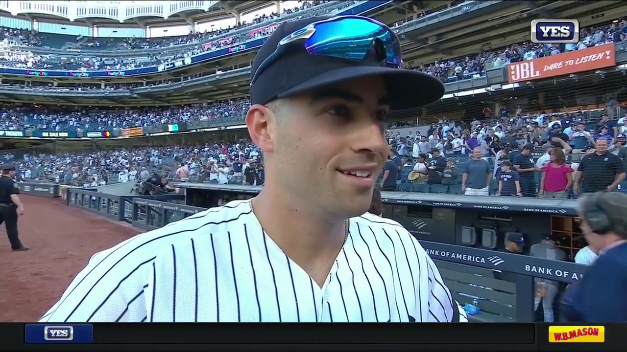 Tyler Wade Interview after Yankees 7-2 win over the Blue Jays