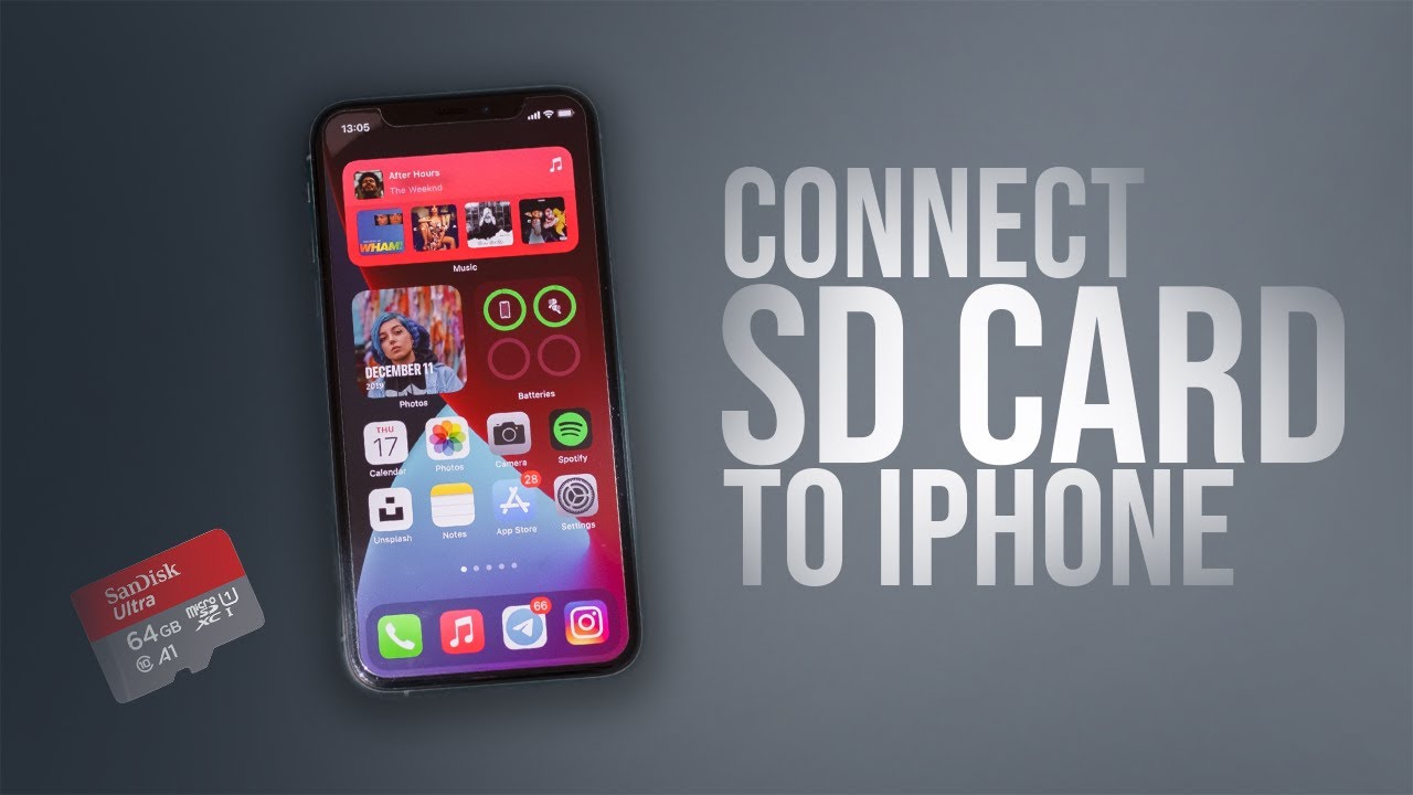 Как подключить SD-карту к iPhone (руководство)