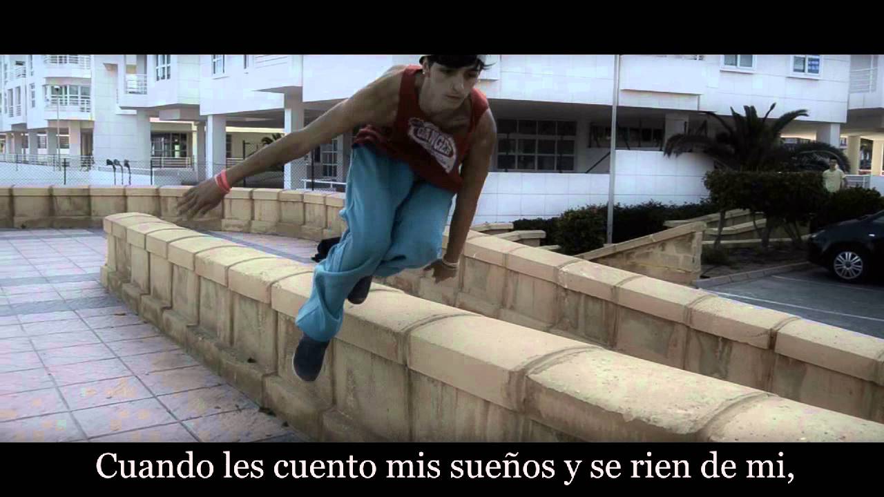 Trabajo duro. Parkour
