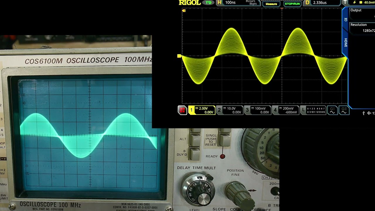 #1260 Carrier Modulation: Analog vs Digital Oscilloscope