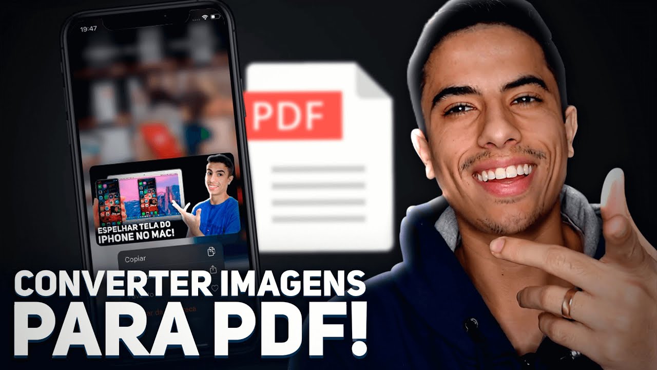 Como CONVERTER IMAGENS para PDF no iPhone!