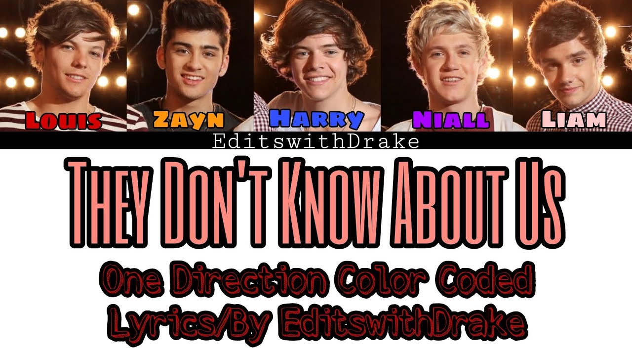 They Don't Know About Us- One Direction (Color Coded Lyrics/By EditswithDrake)