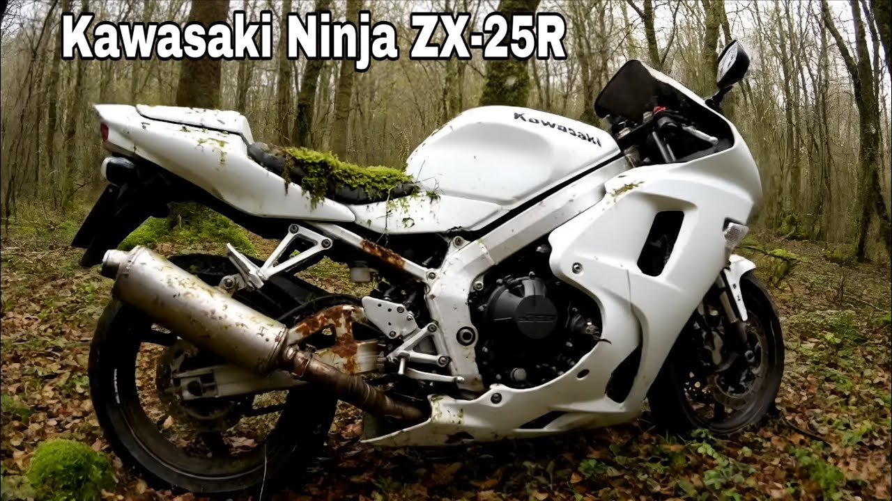 ASMR Motorcycle Restoration! Full Restoration of a Kawasaki ZX-25R Total Disrepair to Looking New