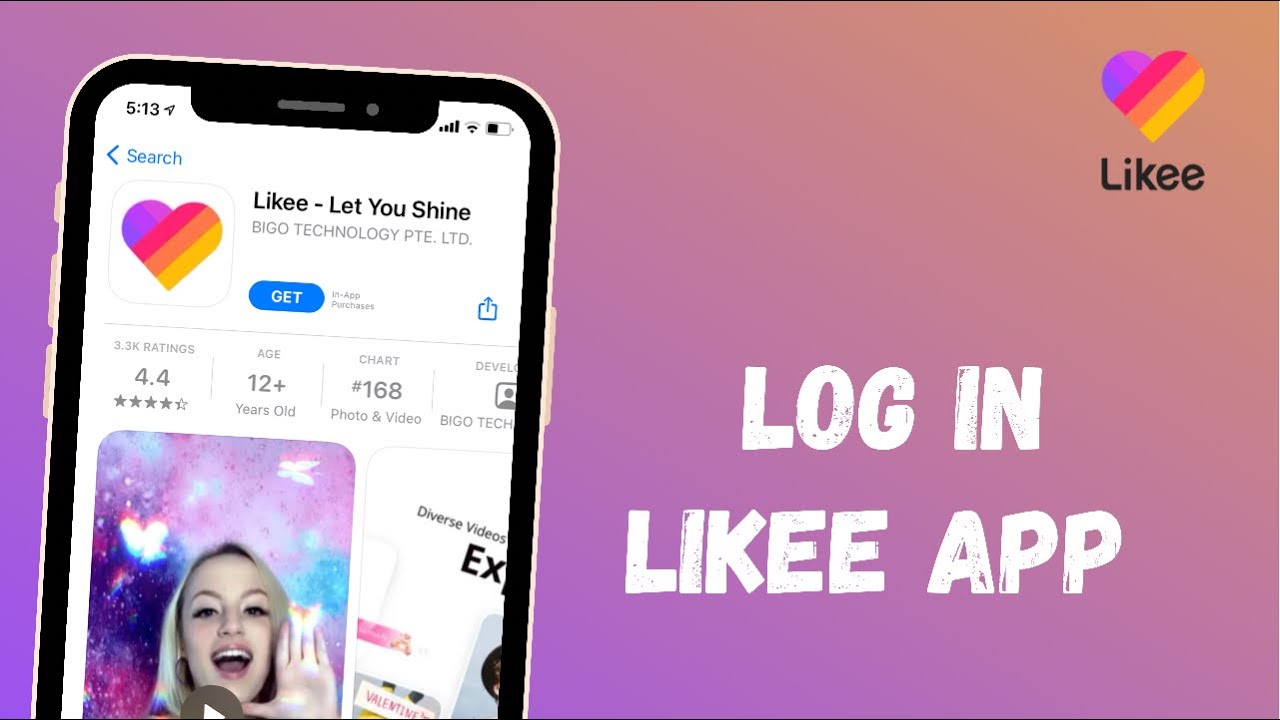 Login Likee App with Phone Number