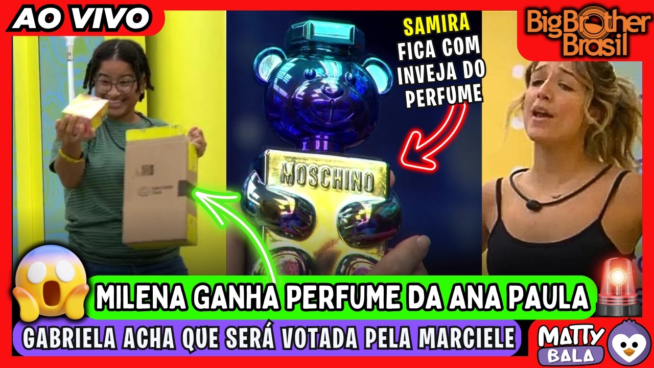 🚨BBB26 🔥 SAMIRA fica IRRITADA, ap&oacute;s ANA PAULA dar PERFUME para MILENA ! #bbb #BBB26