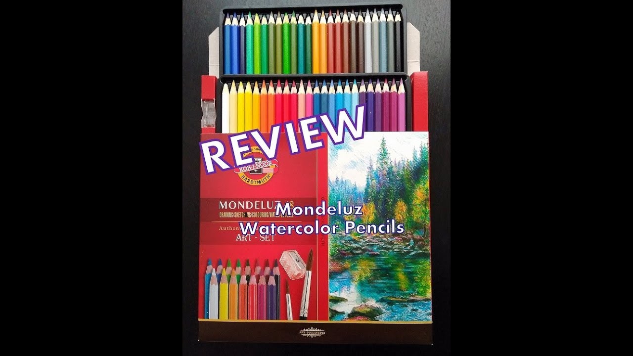 Review KOH-I-NOOR Mondeluz Watercolor Pencils