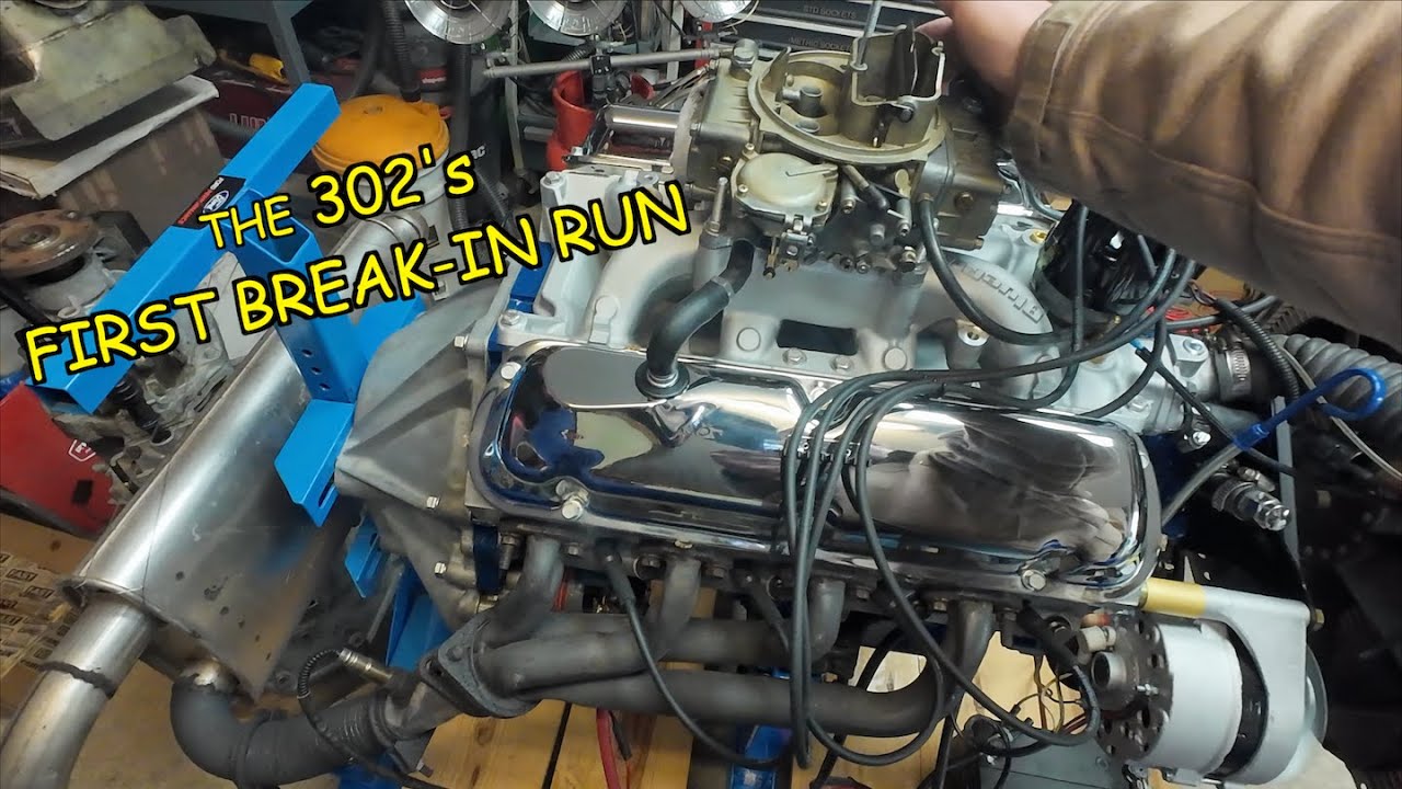 Freshly Rebuilt 302 Fires Up for its First Break-In Run