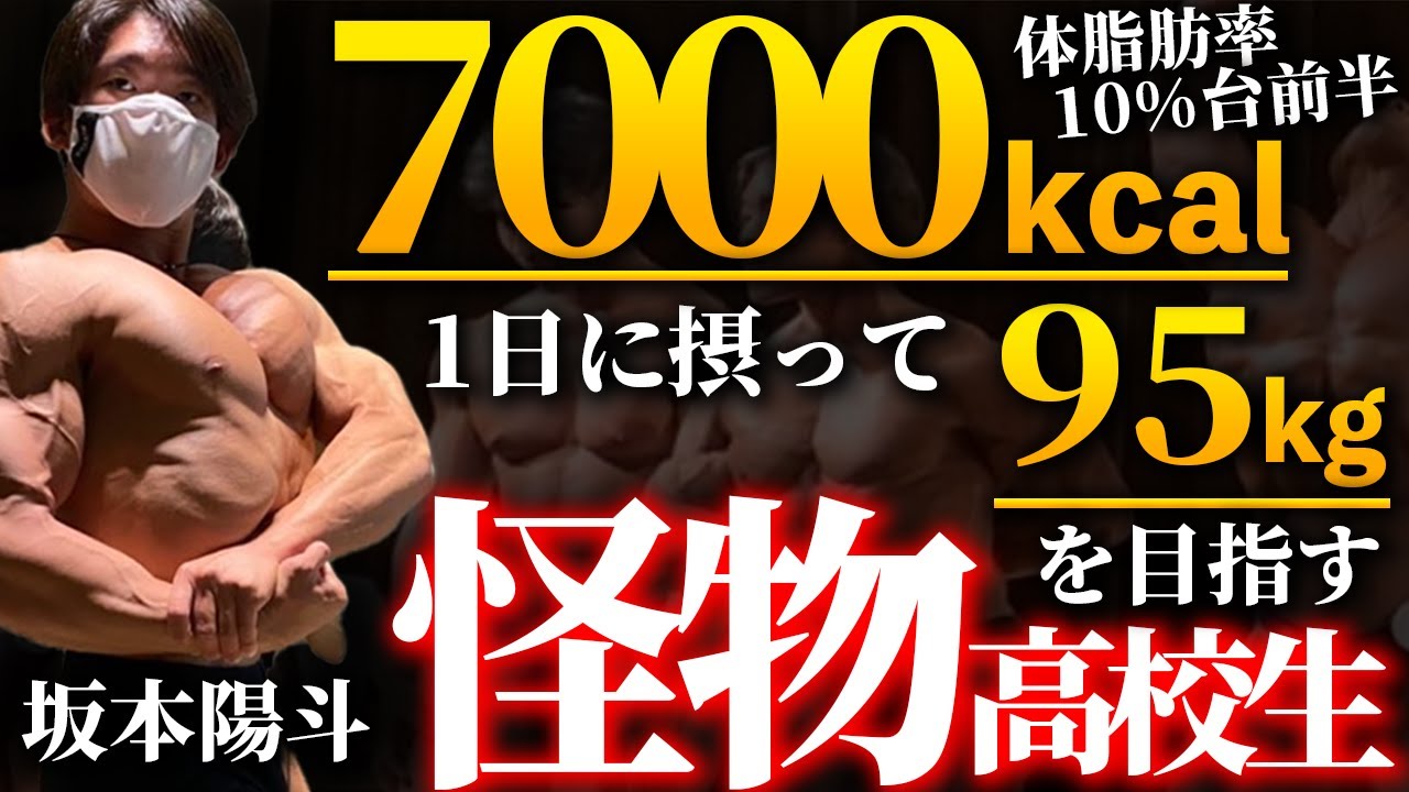 【2ヶ月で14kgの増量!?】怪物高校生が実践する規格外の栄養摂取【坂本陽斗】