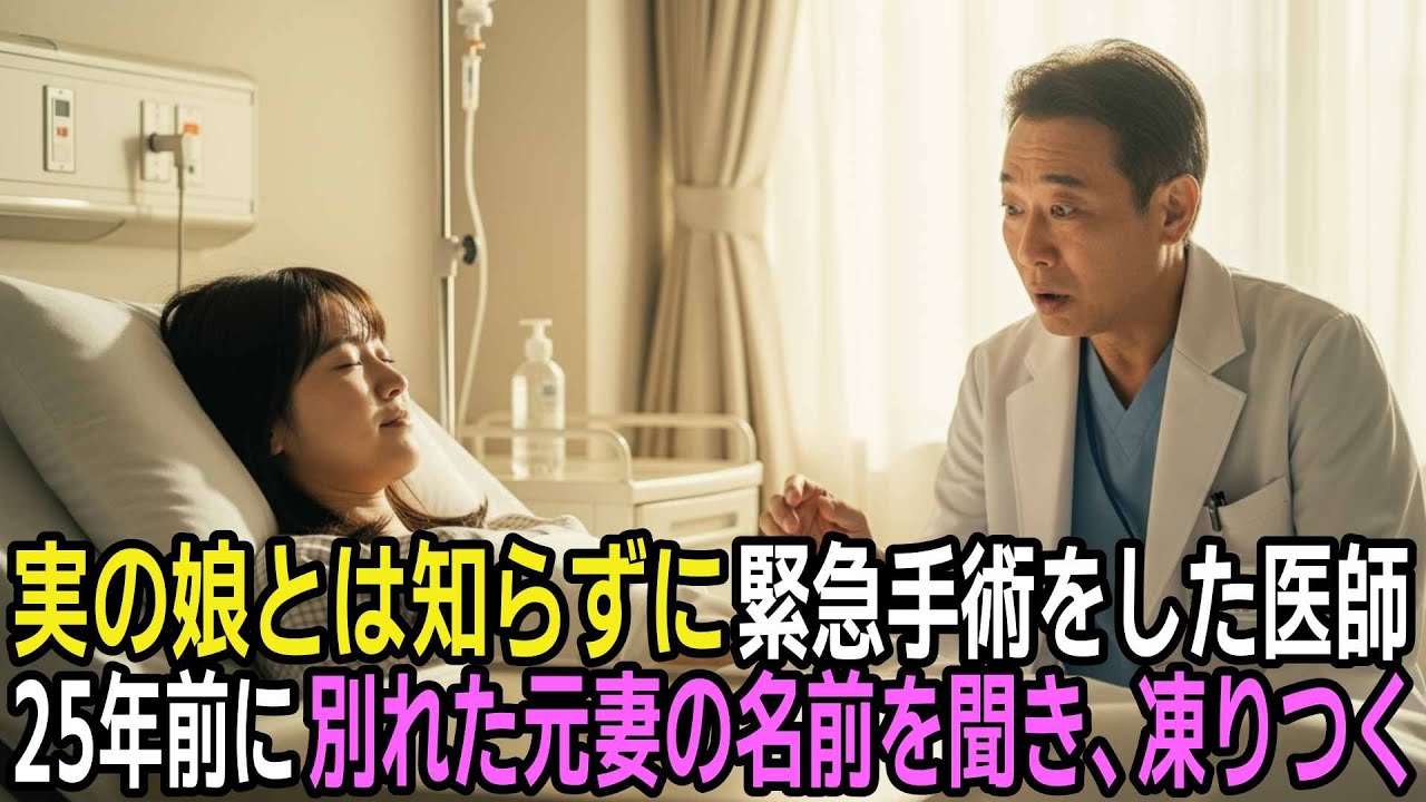 医師は知らなかった。手術台の上の患者が“25年前に別れた娘”だったことを。