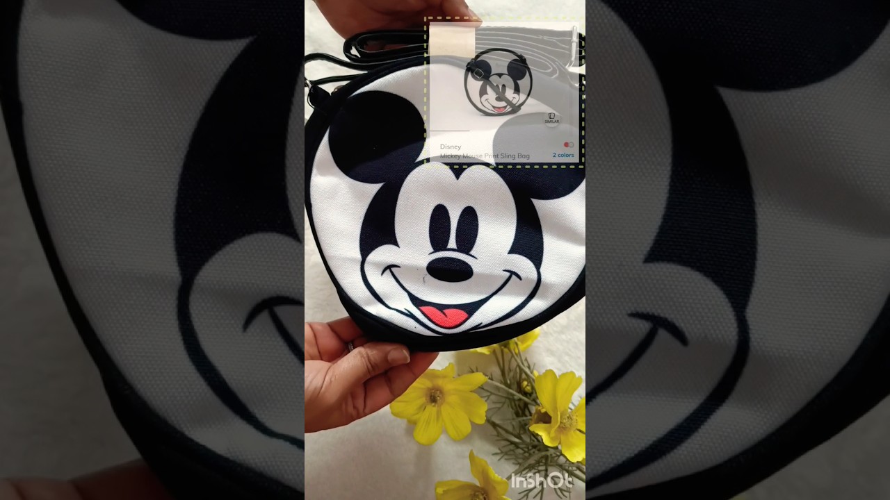 Disney Mickey mouse print sling bag 