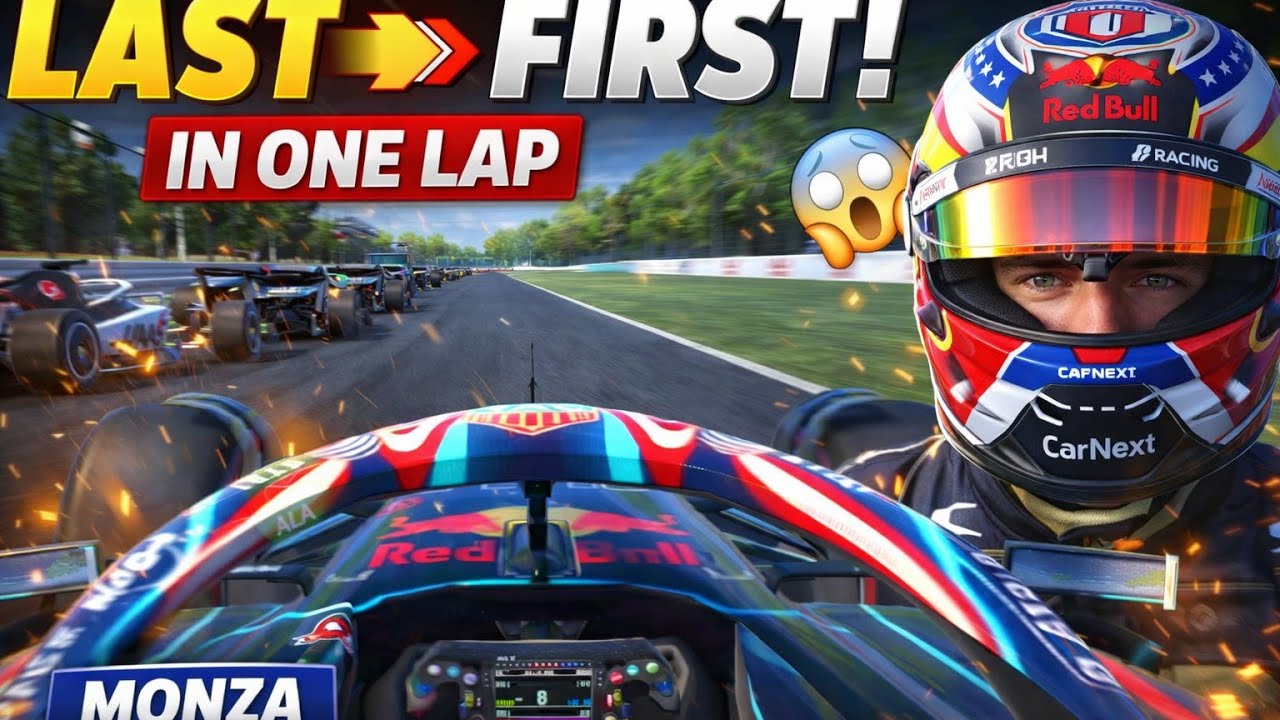 LAST TO FIRST in ONE LAP 😱 at Monza | Max Verstappen | ALA Mobile