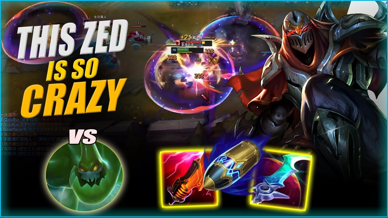 FANREN ZED - ZED MID VS ZAC | THIS ZED IS SO CRAZY [FULL GAME]
