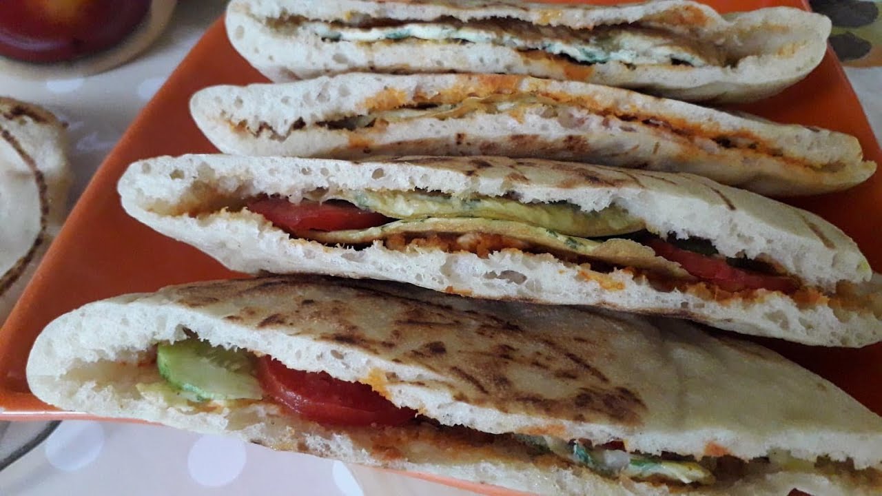كسكروت تونسي بالخبز اللبناني/خبز الشاورما/ بنة عالمية😍😍