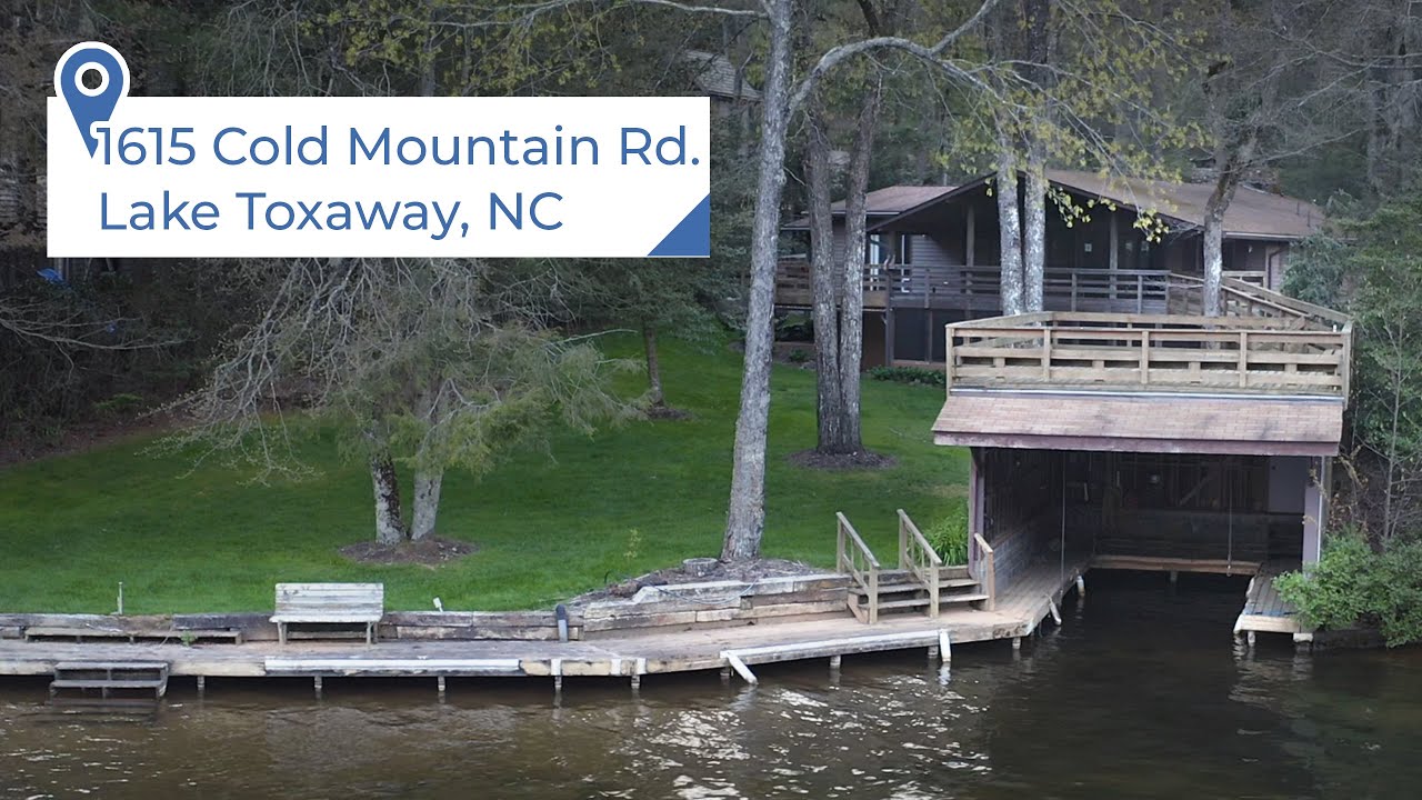 1615 Cold Mountain Rd  Lake Toxaway Lakefront House For Sale
