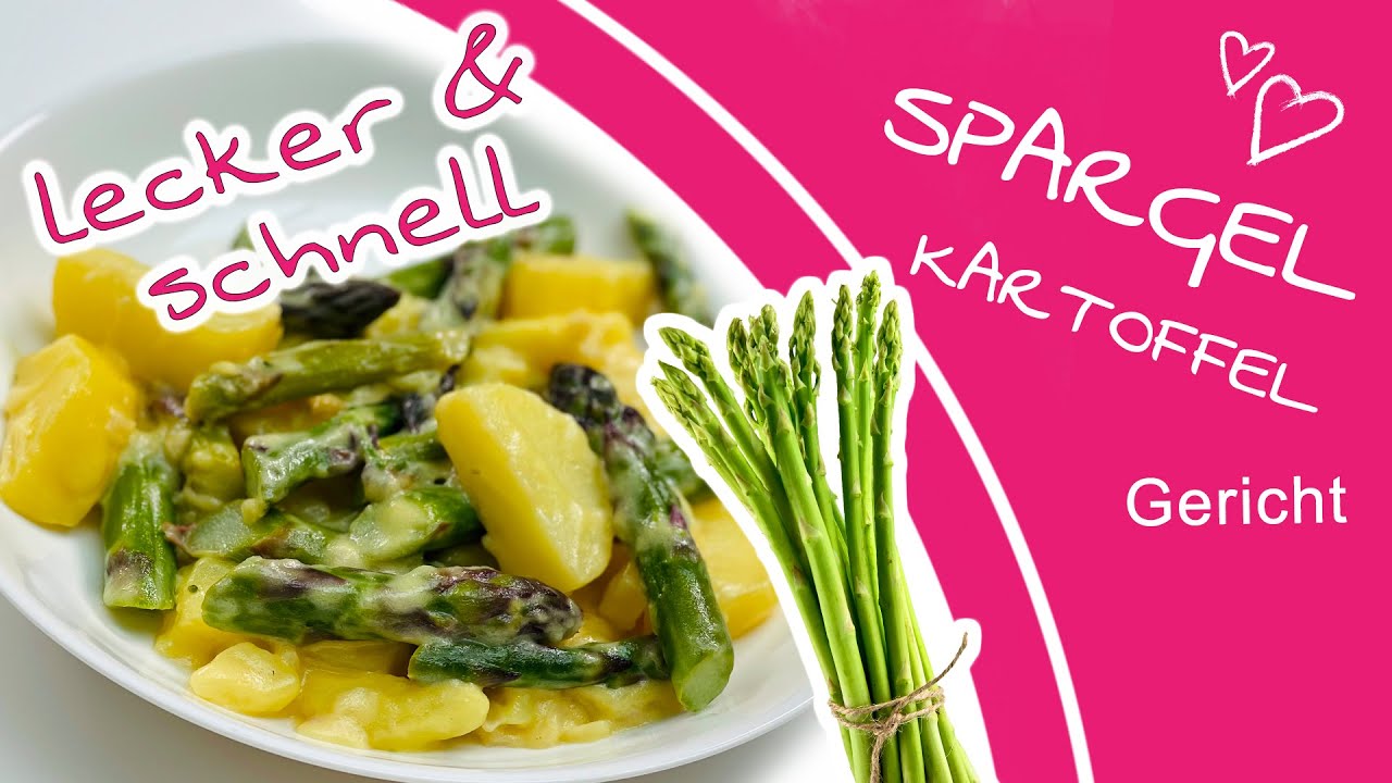 Rezeptidee fürs Mittagessen: Einfaches Rezept für Spargel mit Kartoffeln und Sauce Hollandaise