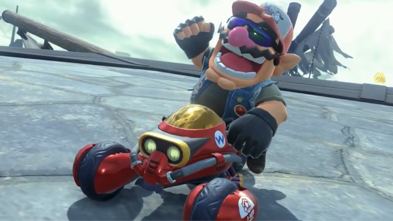 Mario Kart World - Free Roam - Wario Shipyard (All P Switches)