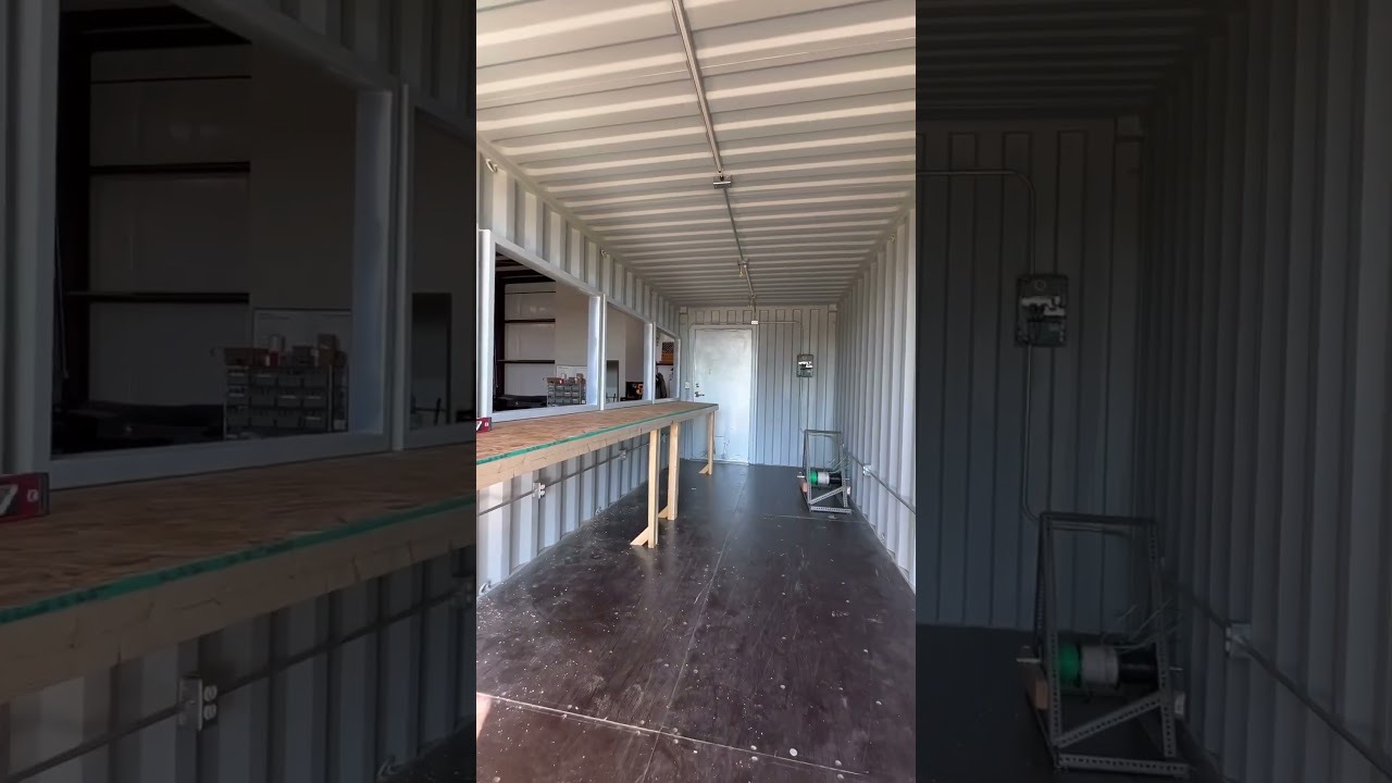 Concession Stand Container Update. #concessionstand #foodtruck #shippingcontainer #foodie