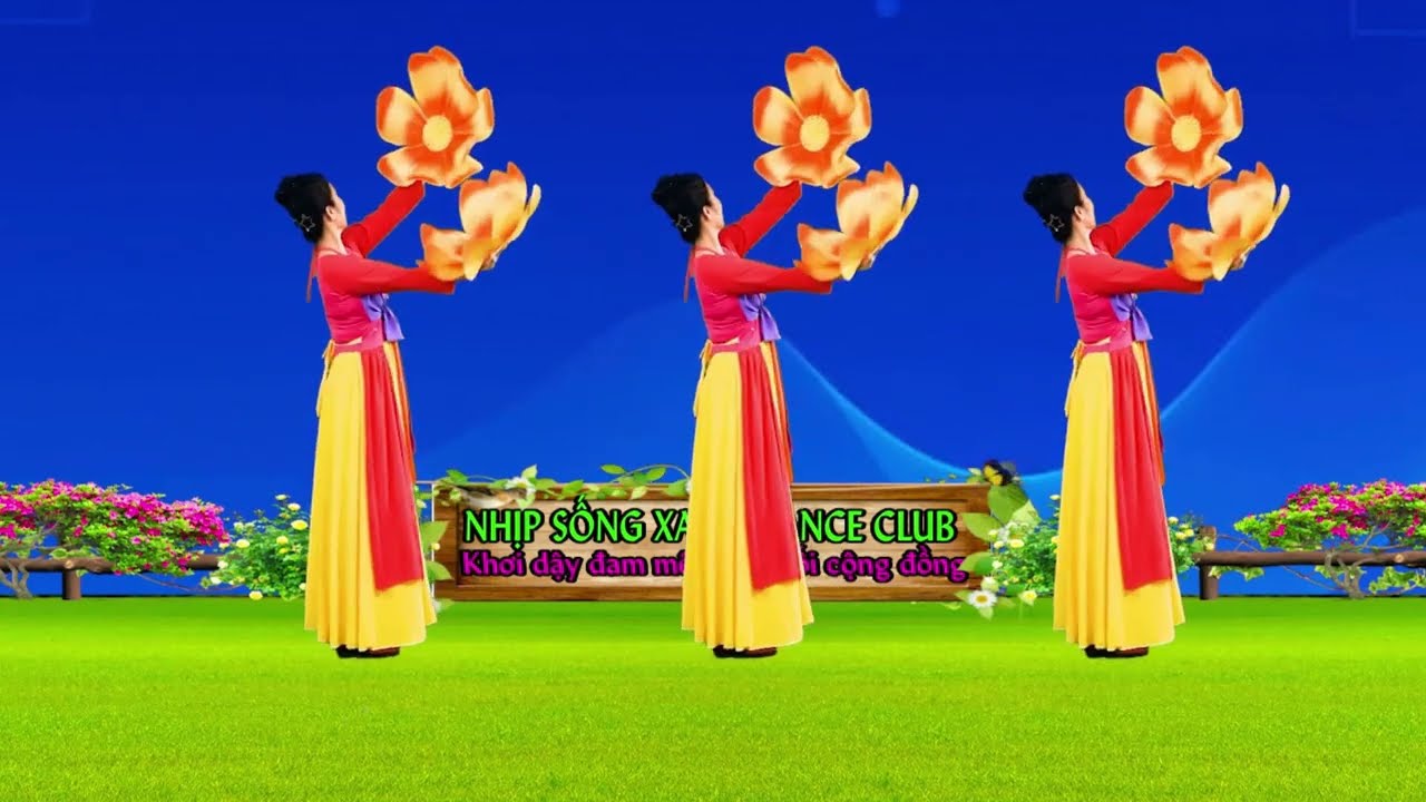 MÚA HOA MỚI ĐÉT*** ĐI HỘI LÀNG// CHÀO THÁNG GIÊNG 2025