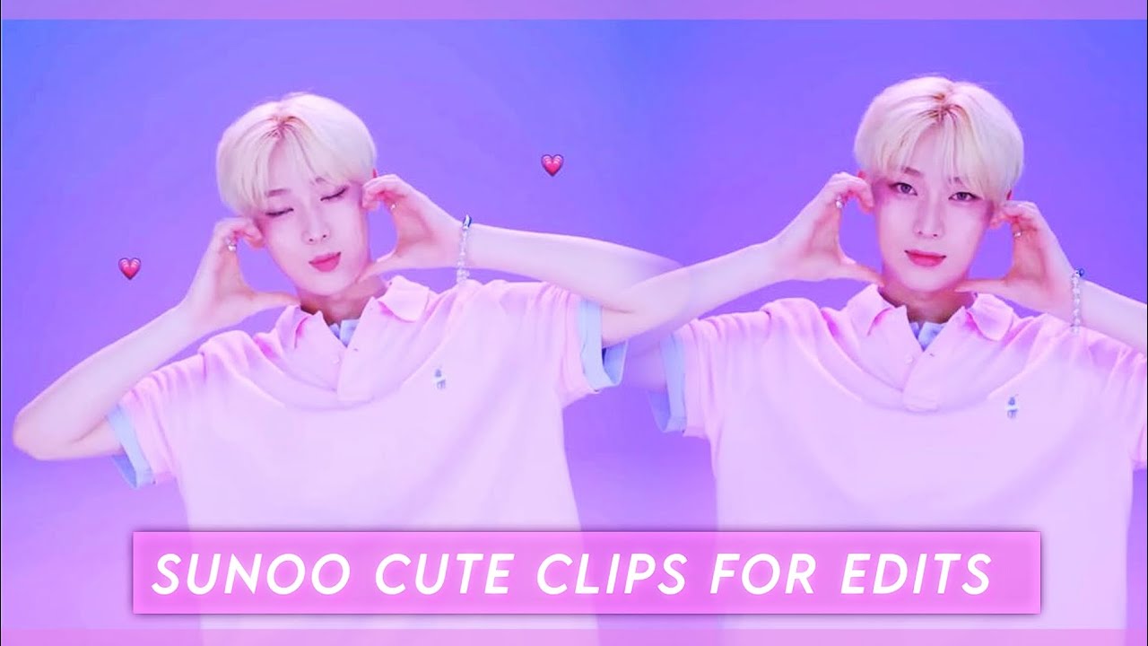 Sunoo Cute/Soft Clips for edits