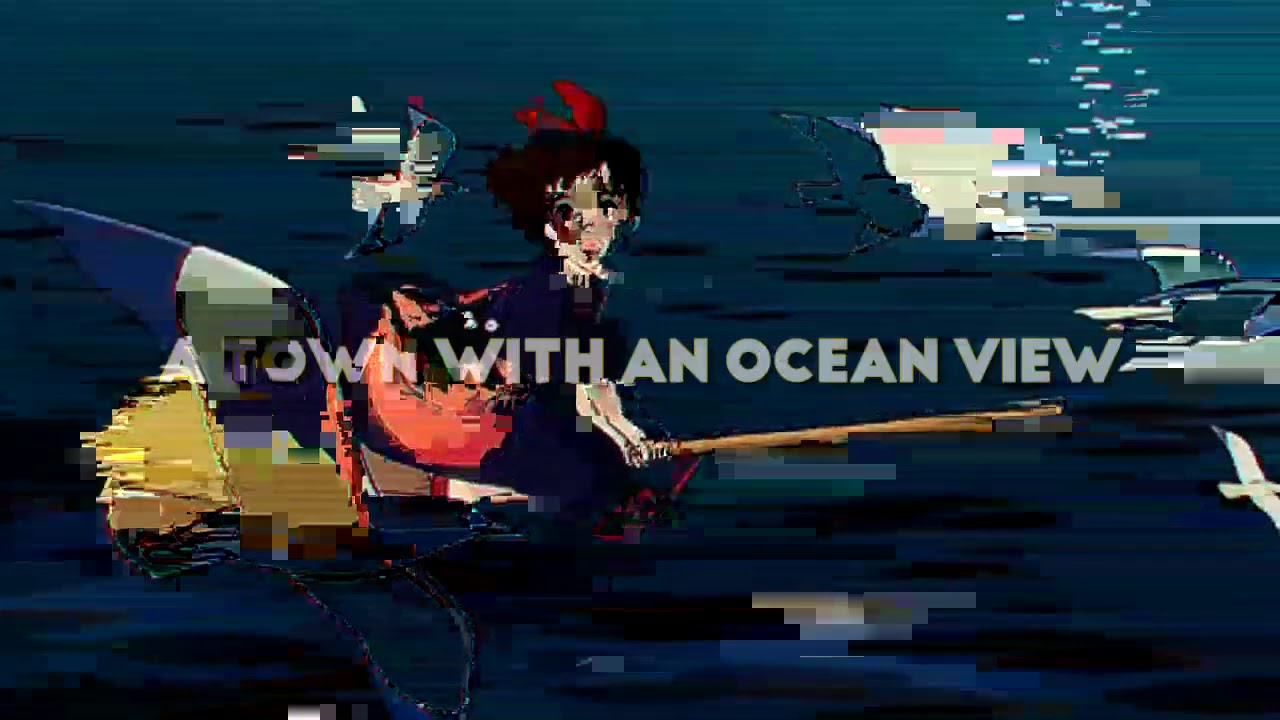 kiki's delivery service - a town with an ocean view | 𝙨𝙡𝙤𝙬𝙚𝙙 + 𝙧𝙚𝙫𝙚𝙧𝙗