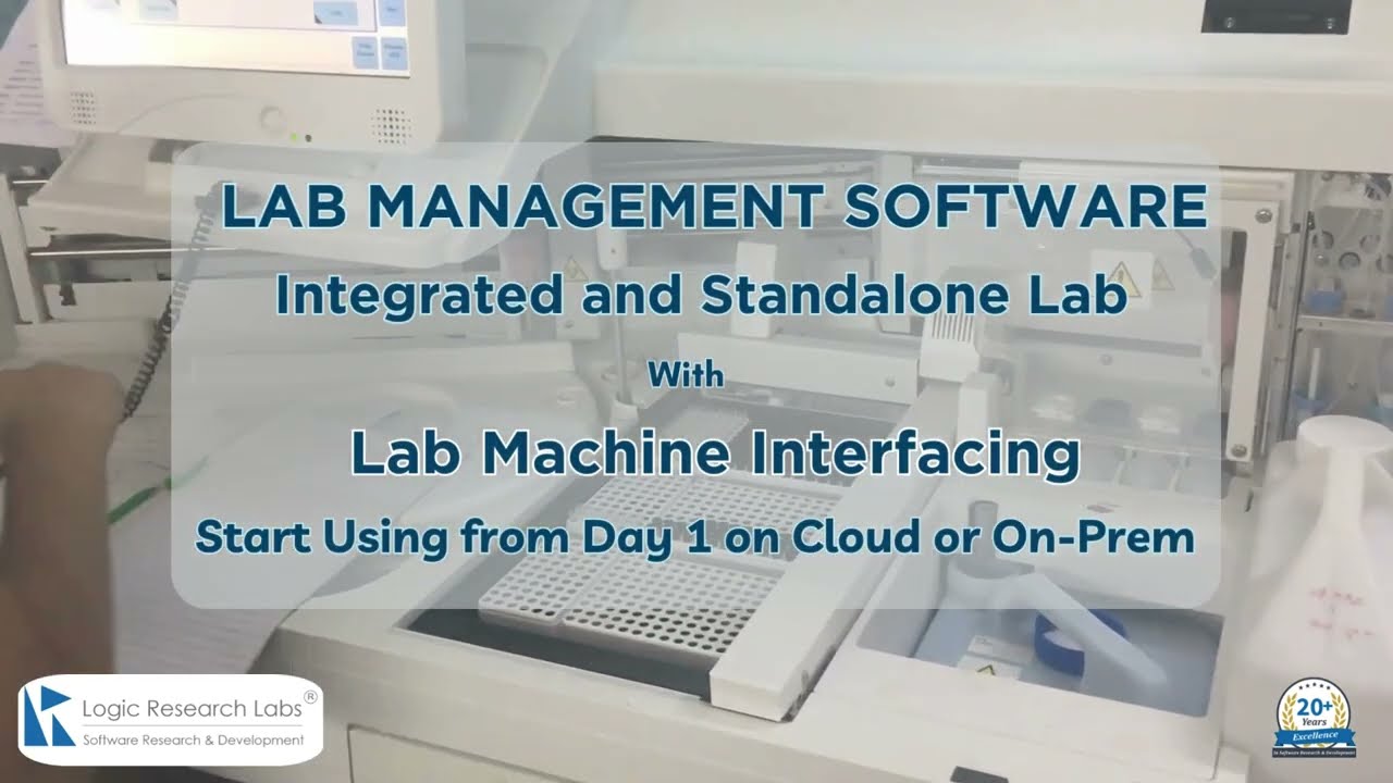 LAB MANAGEMENT SOFTWARE BY LOGIC RESEARCH LABS