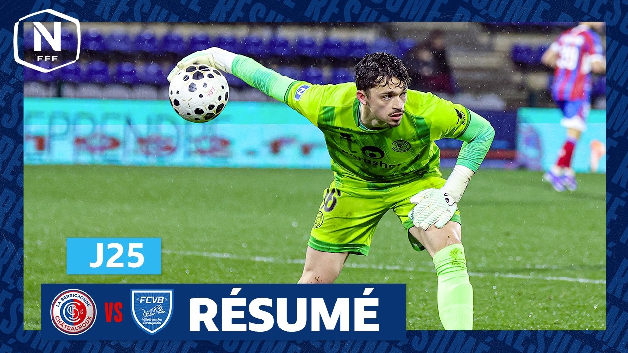 J25 | LB Châteauroux - FC Villefranche B. (0-1) | National FFF 2025-2026