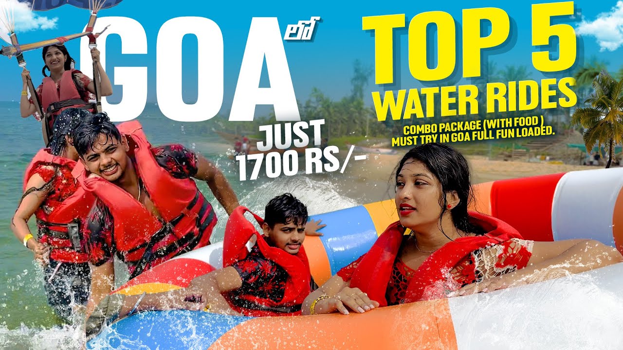 Day-4 | Goa 🏝️ లో Top 5 Water Rides | Just 1700 Rs 🤑లో | Scuba Diving 🤿 | Balu Happy ❤️ | #goa