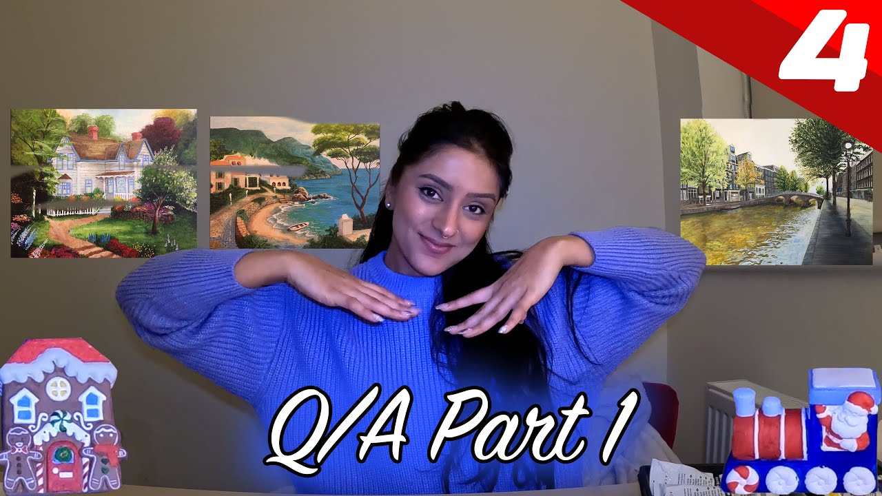 Q/A With Me While I Paint | Vlogmas Day 4
