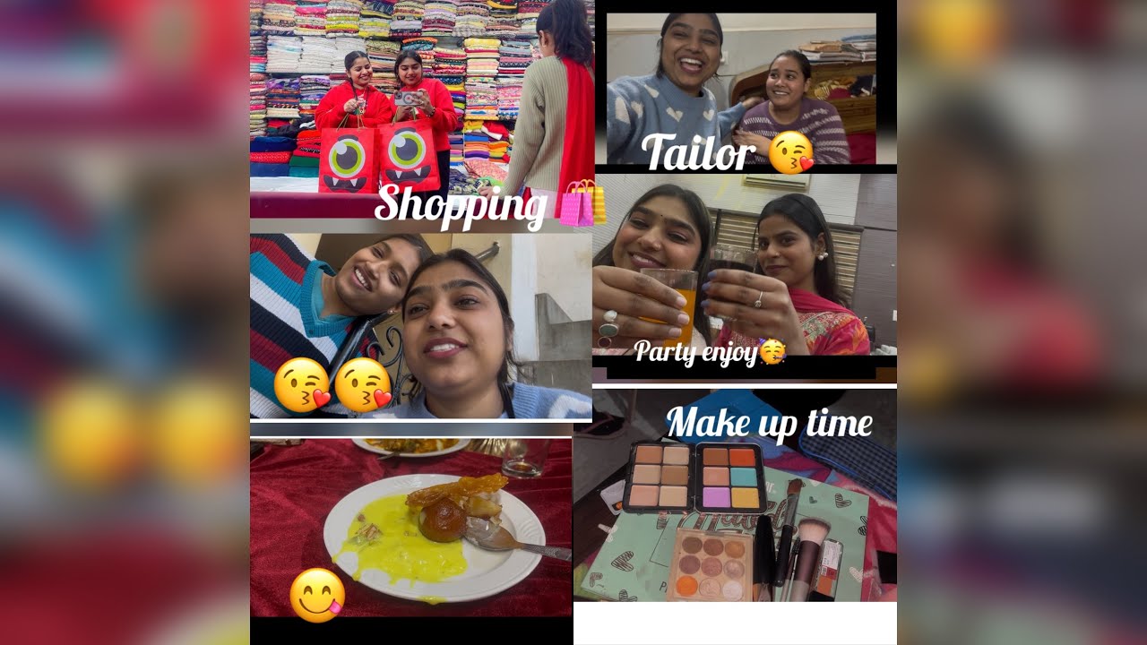 Shopping Day & Party Night 🎉