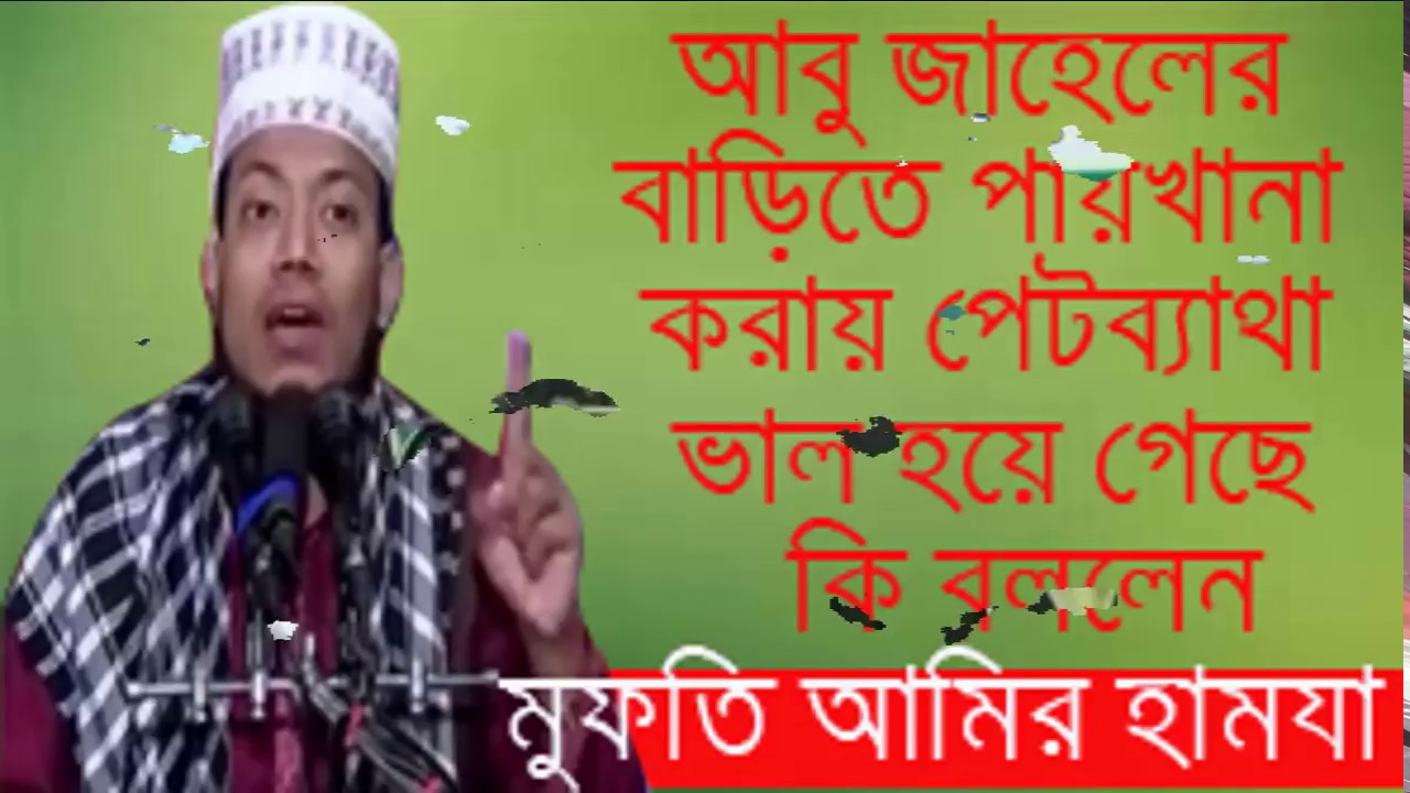 আবু জাহেলের বাড়িতে পায়খানা করায় পেটব্যাথা ভাল হয়ে গেছে/ আমির হামজা/GMA  TV