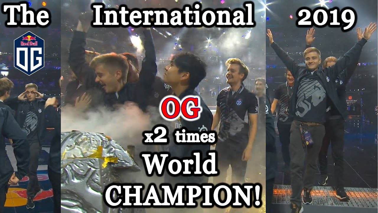 OG International 2019 DOTA champion 🏆 TI9 DOTA2 World Champions! Grand Final Winning moment Liquid