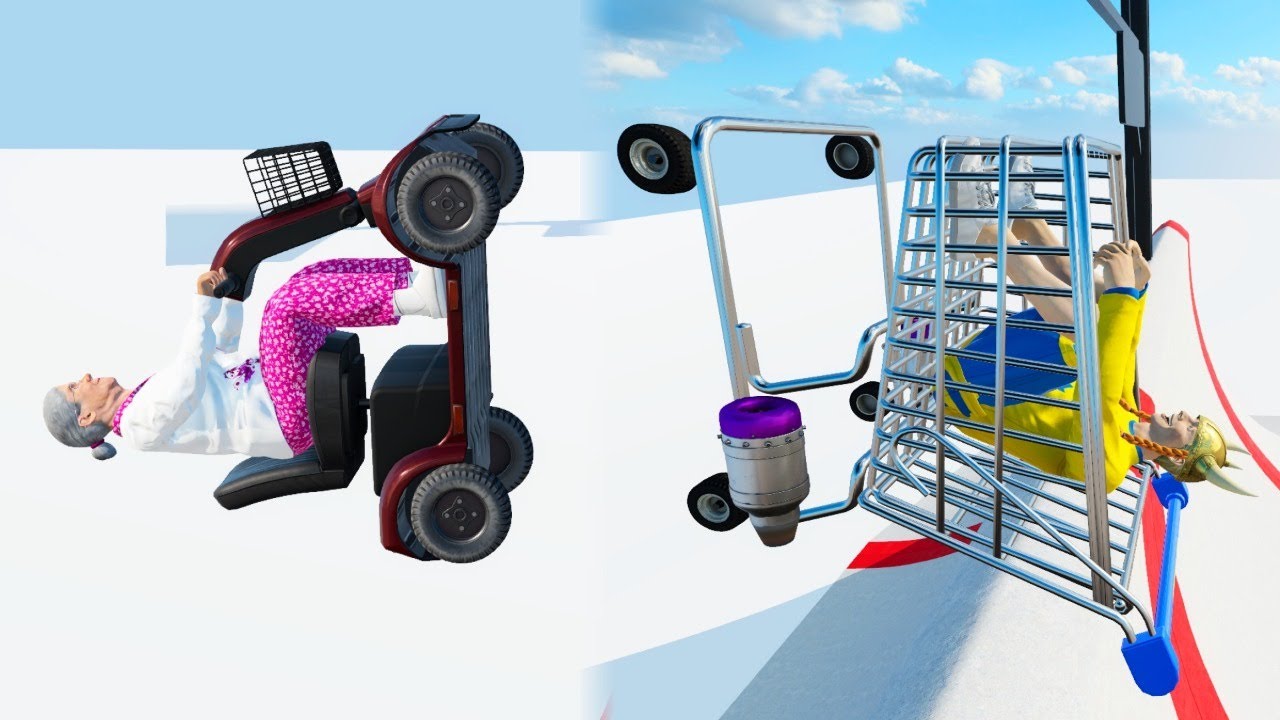 Grandma & Swede | Ragdoll Sandbox | Stuntfest