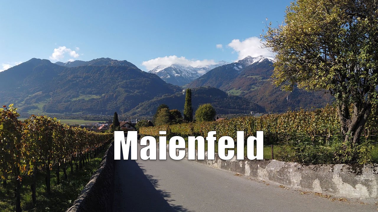 Maienfeld, Graubünden, Switzerland