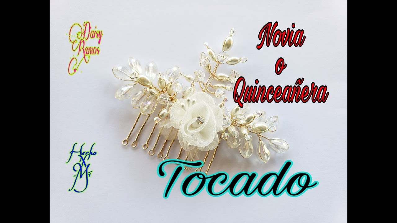 Cómo hacer un Tocado de Novia o Quinceañeara, DIY