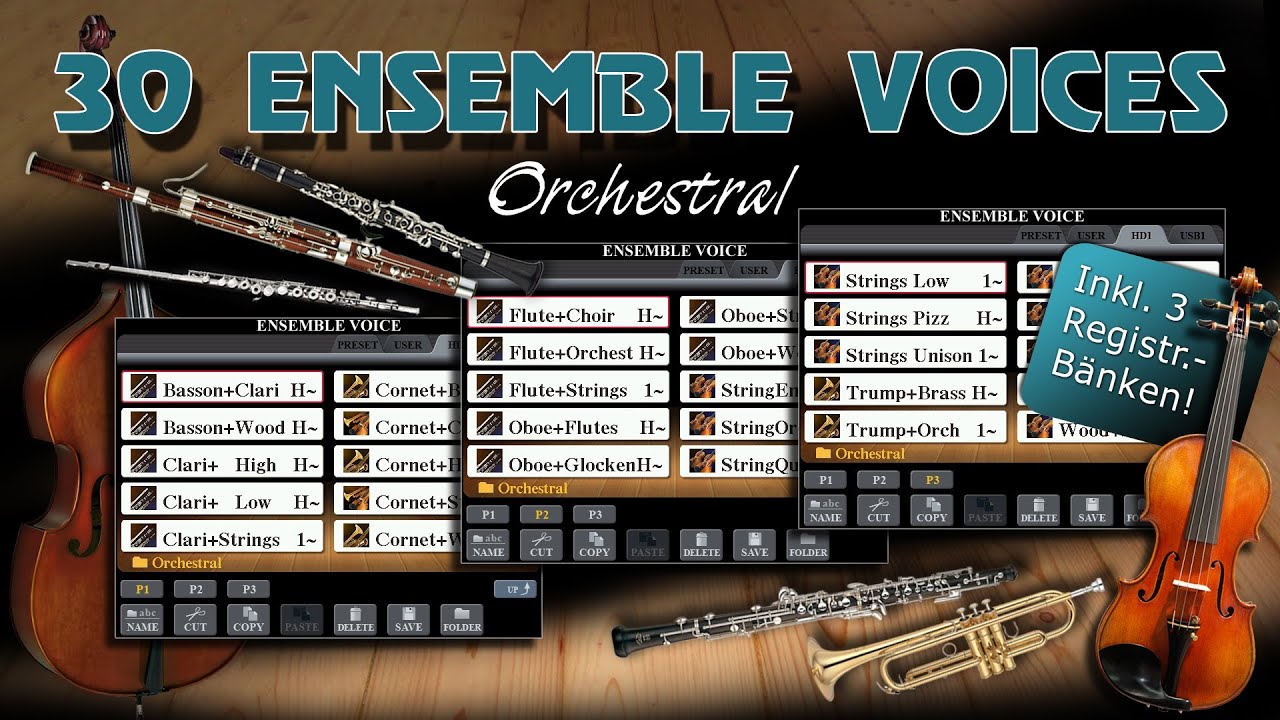 30 Orchestral Ensemble Voices