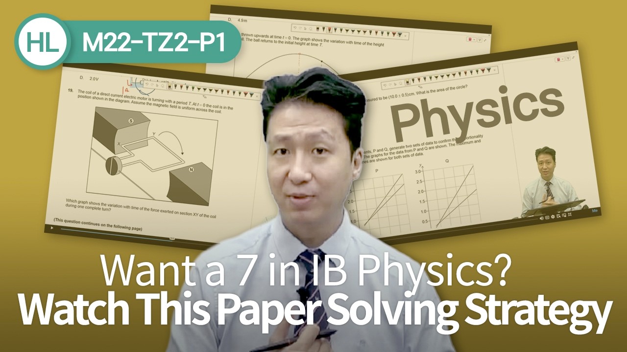 IB Physics HL Past Paper Explained (M22-TZ2-P1)
