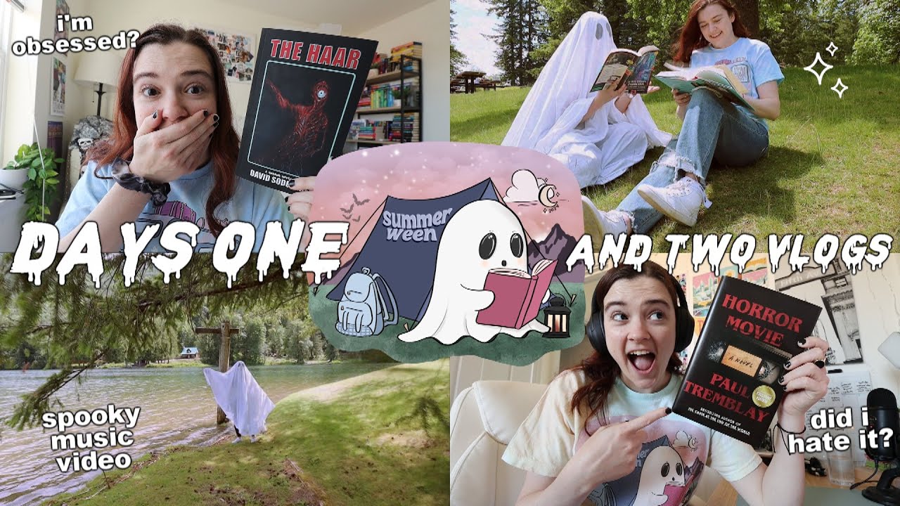 SUMMERWEEN Days 1 + 2 VLOG 👻 || Ghoul Summer music video, reading a new favorite horror book