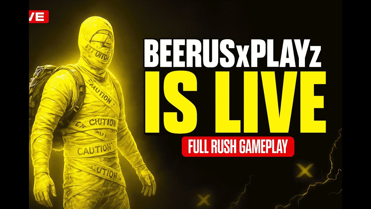 PUBG MOBILE LIVE STREAM WITH Beerus YT | Ultimate Royal  Fear Esports | DESTROYERS