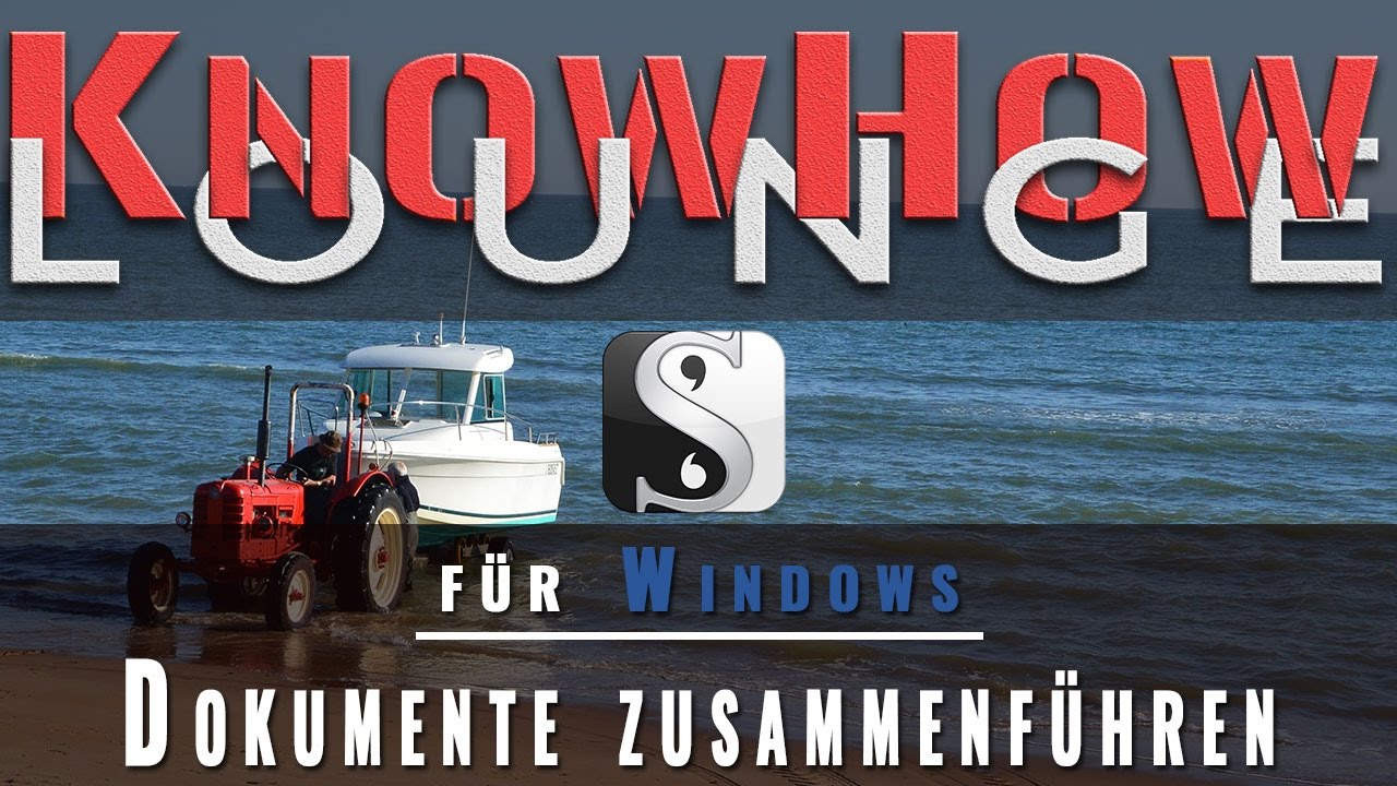 Scrivener Tutorial Deutsch - Dateien innerhalb Scrivener wieder zusammenf&uuml;hren (Win)