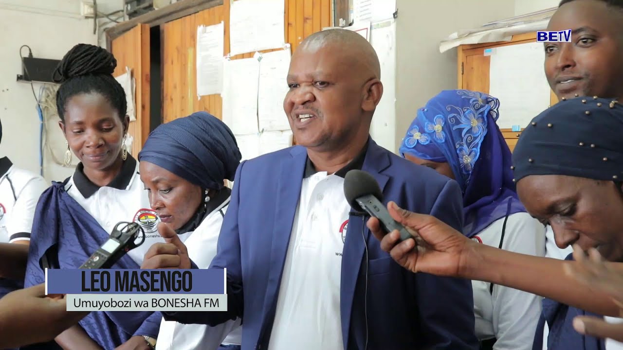 Radio Bonesha FM yasubiye gusamirana , Leon Masengo umuyobozi wayo asaba ababishoboye gushigikira...