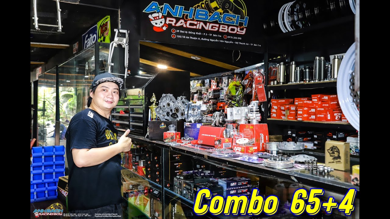 Combo Đồ m&aacute;y Exciter &Uacute;p 65 + 4 SET &Uacute;P TẠI SHOP !