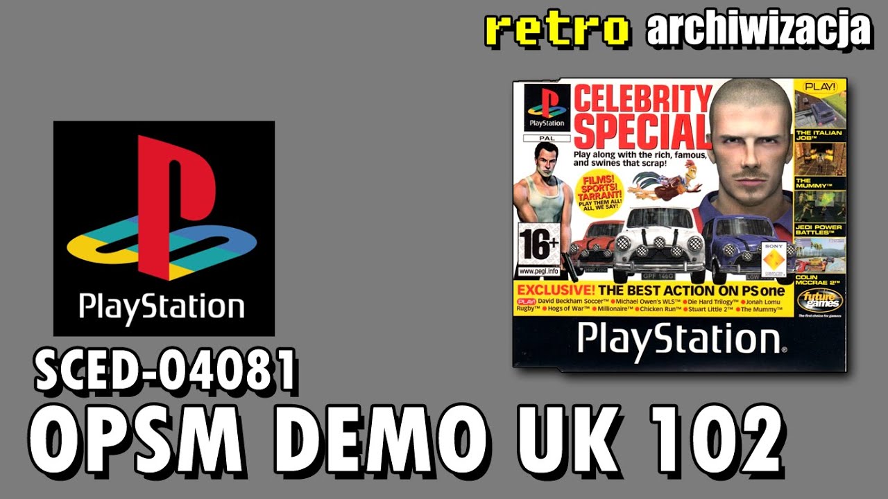 Demo Official UK PlayStation Magazine CD 102 SCED-04081 | Retro archiwizacja – odcinek 966