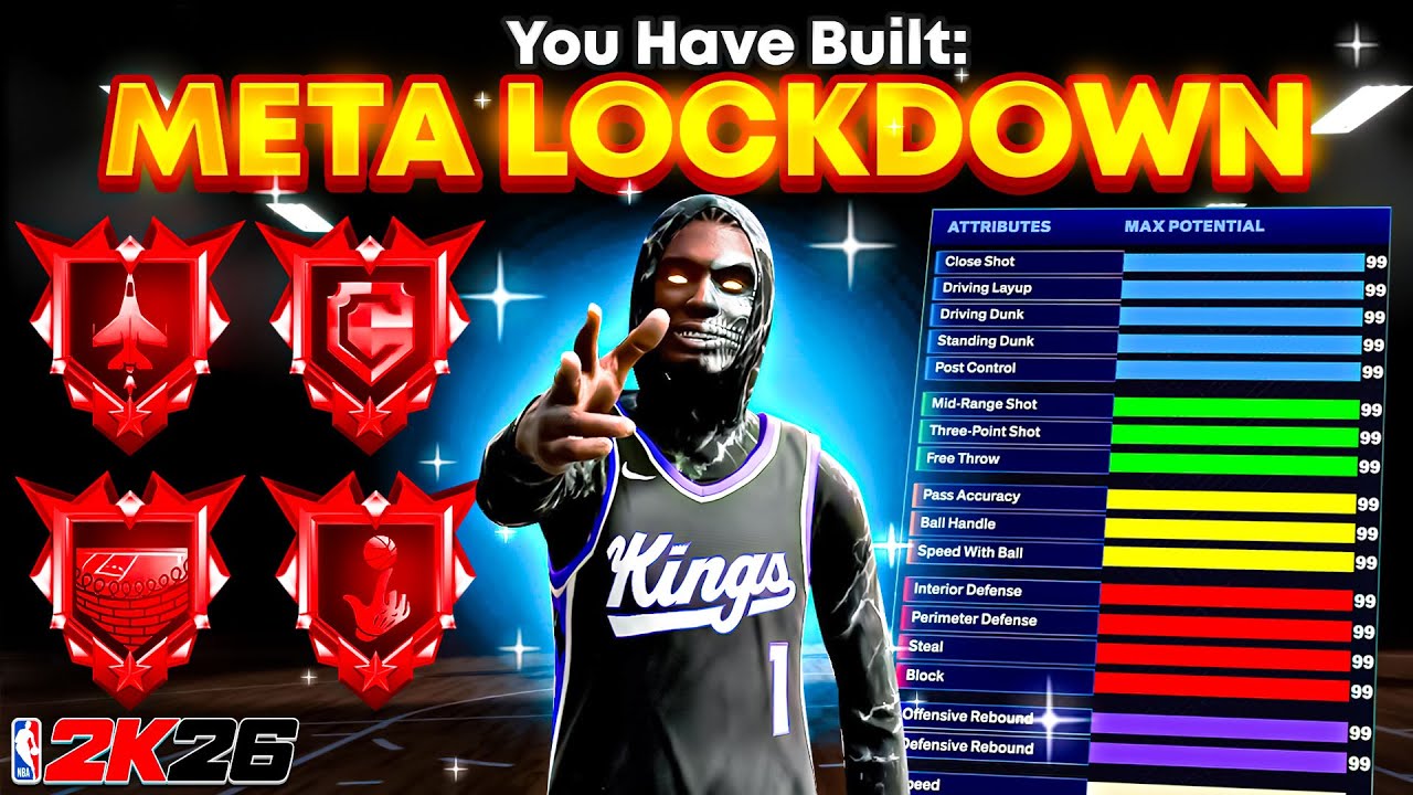ЛУЧШАЯ СБОРКА №1 ДЛЯ БЛОКИРОВКИ &mdash; ПРЕКРАСНАЯ ИГРОВАЯ СБОРКА в NBA 2K26 🔥 ЛУЧШАЯ СБОРКА 2K26