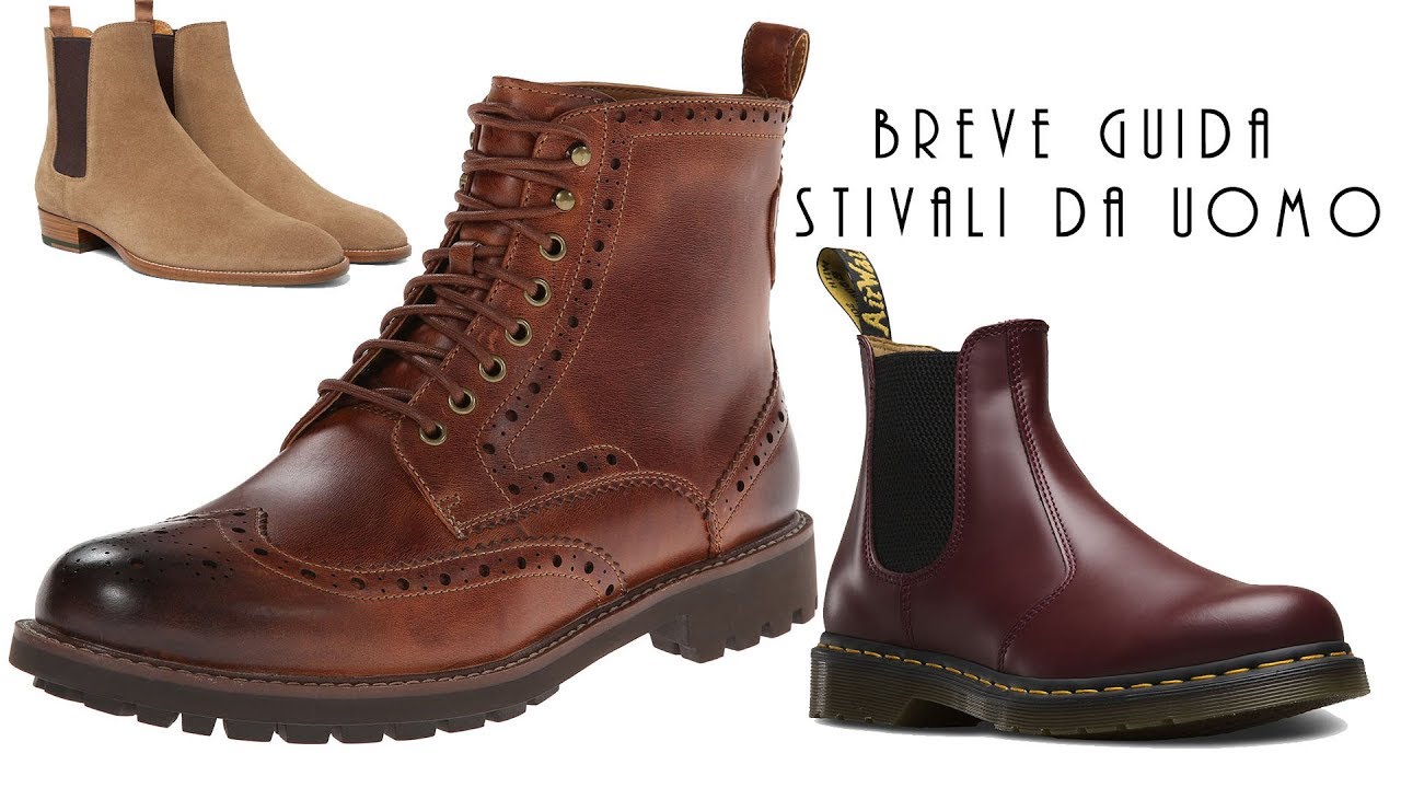 Scarpe da uomo parliamo di Stivali