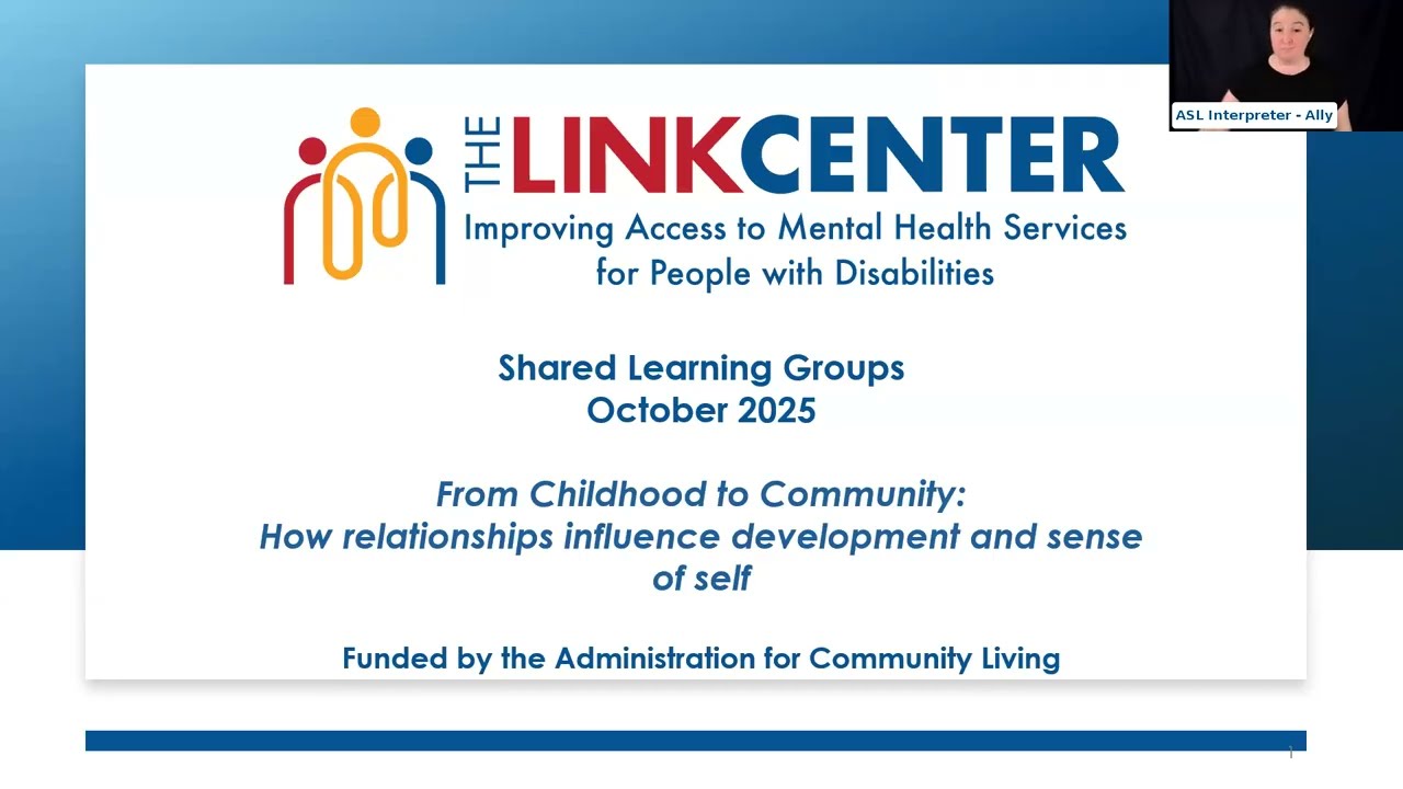 From Childhood to Community - Clinical Professionals (Shared Learning Group)