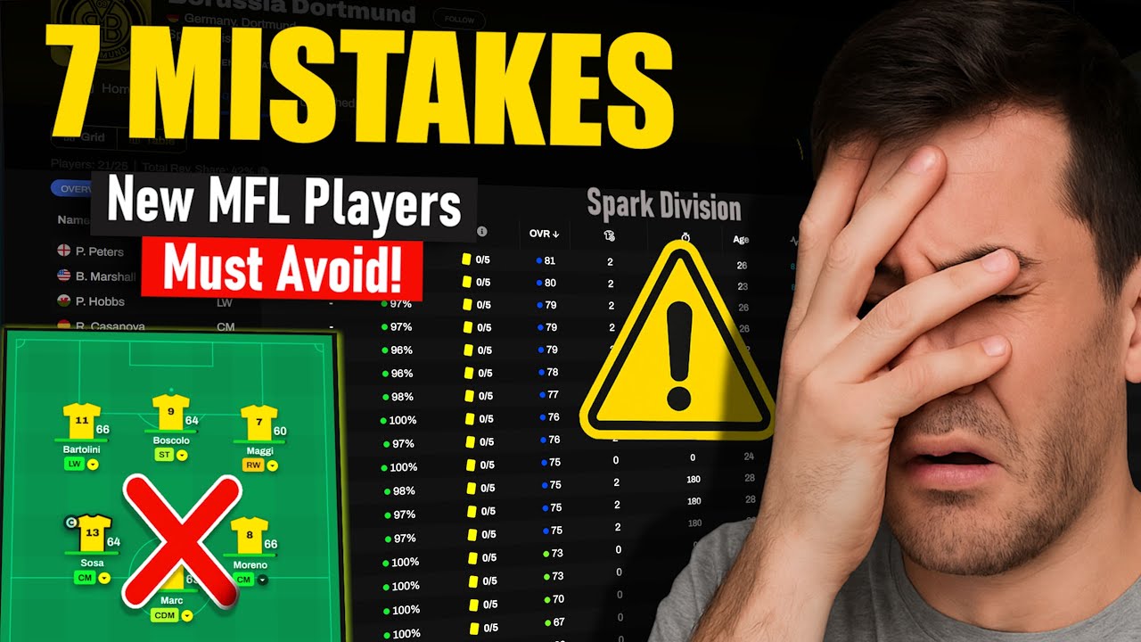 The 7 Biggest Mistakes New MFL Players Make! ❌